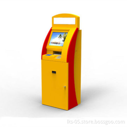 Kiosk enclosure cabinet with touch screen and payment components for OEM/ODM orders